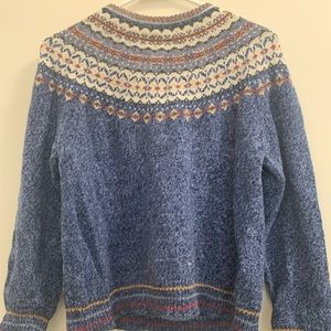 Blue winter sweater, size M